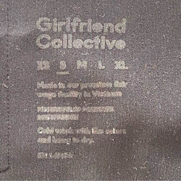 Girlfriend Collective Black High Rise Fleece Lined Leggings Size Small - Picture 12 of 16